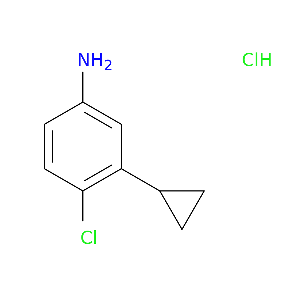 4-chloro-3-cyclopropylaniline hydrochloride