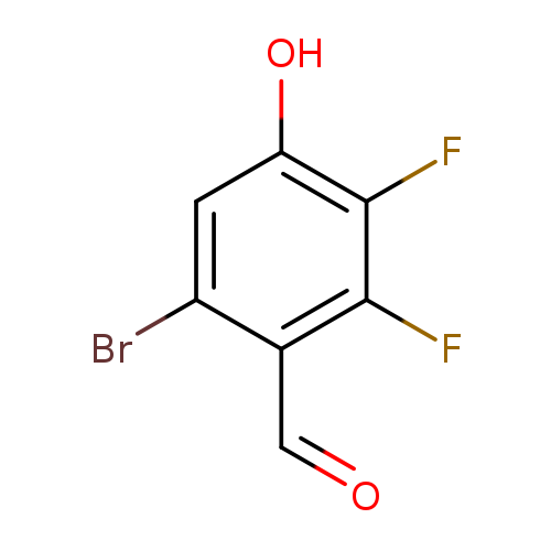 6-Bromo-2,3-difluoro-4-hydroxybenzaldehyde