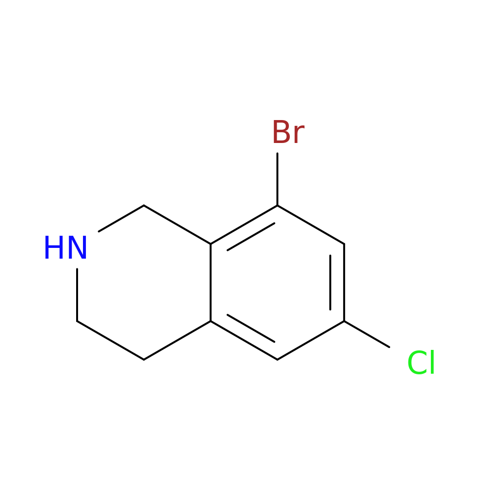 8-bromo-6-chloro-1,2,3,4-tetrahydroisoquinoline