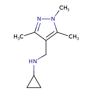 N-((1,3,5-Trimethyl-1H-pyrazol-4-yl)methyl)cyclopropanamine