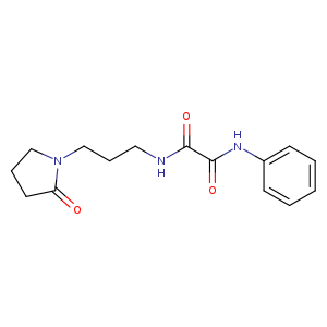 N-[3-(2-oxopyrrolidin-1-yl)propyl]-N'-phenylethanediamide
