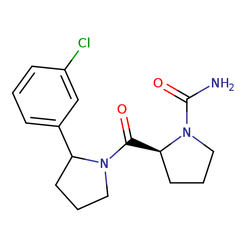 (2S)-2-[2-(3-chlorophenyl)pyrrolidine-1-carbonyl]pyrrolidine-1-carboxamide