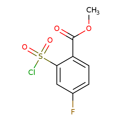Methyl 2-(chlorosulfonyl)-4-fluorobenzoate
