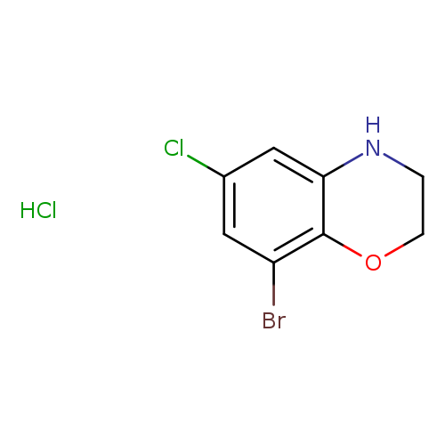 8-Bromo-6-chloro-3,4-dihydro-2H-benzo[1,4]oxazine hydrochloride