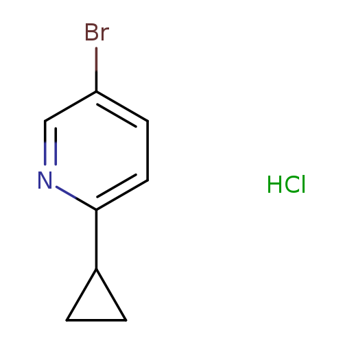 5-bromo-2-cyclopropylpyridine hydrochloride