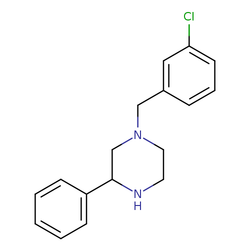 1-[(3-chlorophenyl)methyl]-3-phenylpiperazine