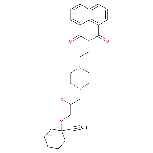 3-[2-(4-{3-[(1-ethynylcyclohexyl)oxy]-2-hydroxypropyl}piperazin-1-yl)ethyl]-3-azatricyclo[7.3.1.0^{5,13}]trideca-1(12),5,7,9(13),10-pentaene-2,4-dione