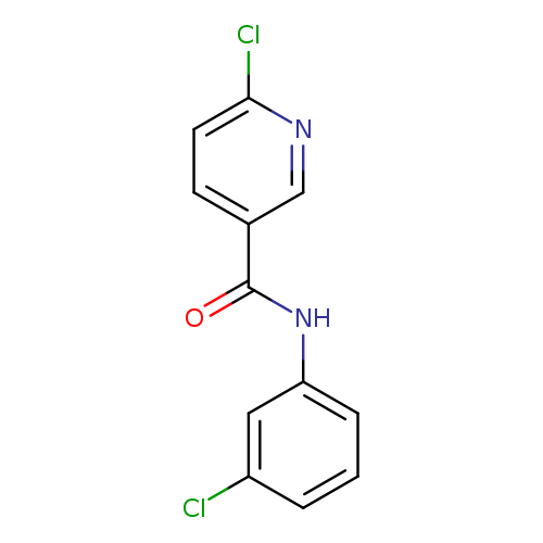 6-chloro-N-(3-chlorophenyl)pyridine-3-carboxamide