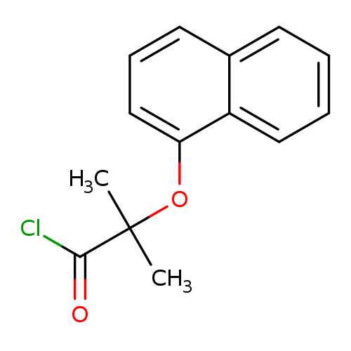 2-Methyl-2-(1-naphthyloxy)propanoyl chloride