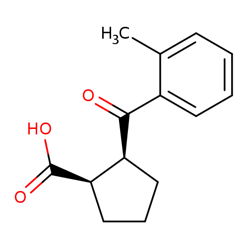 cis-2-(2-Methylbenzoyl)cyclopentane-1-carboxylic acid