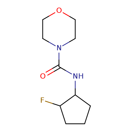 N-(2-fluorocyclopentyl)morpholine-4-carboxamide