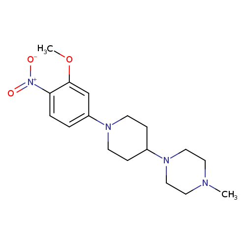 1-(1-(3-Methoxy-4-nitrophenyl)piperidin-4-yl)-4-methylpiperazine