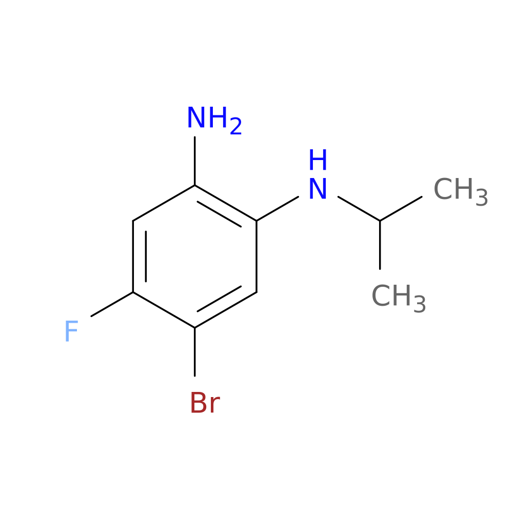 5-Bromo-4-fluoro-1-N-isopropylbenzene-1,2-diamine