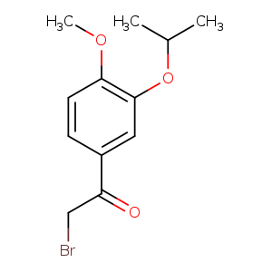 2-bromo-1-[4-methoxy-3-(propan-2-yloxy)phenyl]ethan-1-one