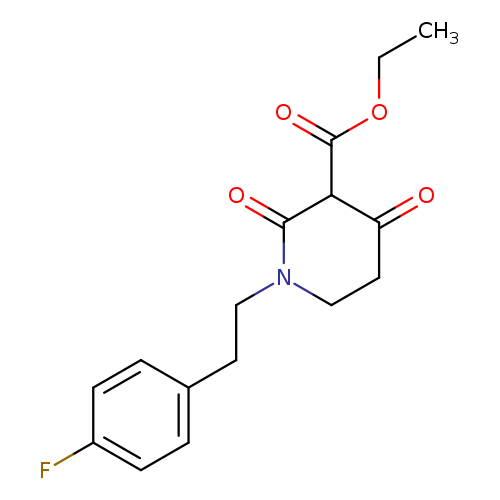 ethyl1-[2-(4-fluorophenyl)ethyl]-2,4-dioxopiperidine-3-carboxylate