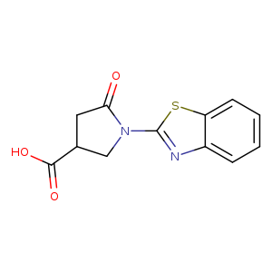 1-(1,3-Benzothiazol-2-yl)-5-oxopyrrolidine-3-carboxylic acid