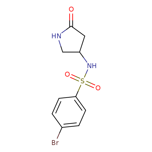 4-bromo-N-(5-oxopyrrolidin-3-yl)benzene-1-sulfonamide