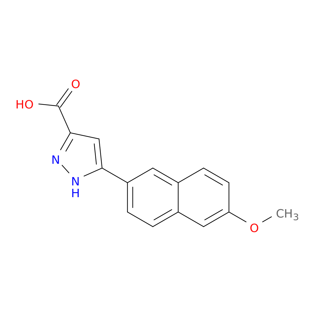 5-(6-Methoxynaphthalen-2-yl)-1H-pyrazole-3-carboxylic acid