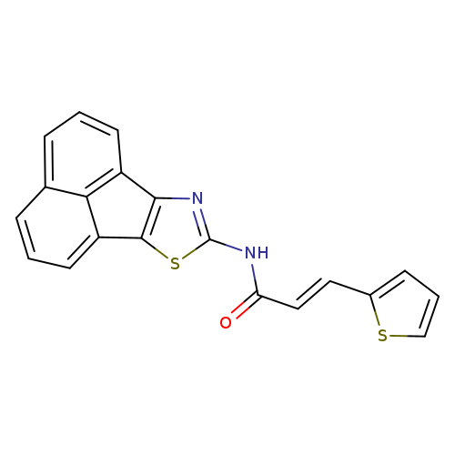 (2E)-N-{11-thia-13-azatetracyclo[7.5.1.0^{5,15}.0^{10,14}]pentadeca-1,3,5(15),6,8,10(14),12-heptaen-12-yl}-3-(thiophen-2-yl)prop-2-enamide