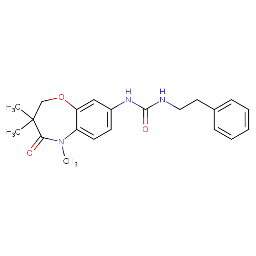 1-(2-phenylethyl)-3-(3,3,5-trimethyl-4-oxo-2,3,4,5-tetrahydro-1,5-benzoxazepin-8-yl)urea
