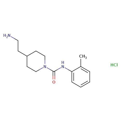 4-(2-aminoethyl)-N-(2-methylphenyl)piperidine-1-carboxamide hydrochloride