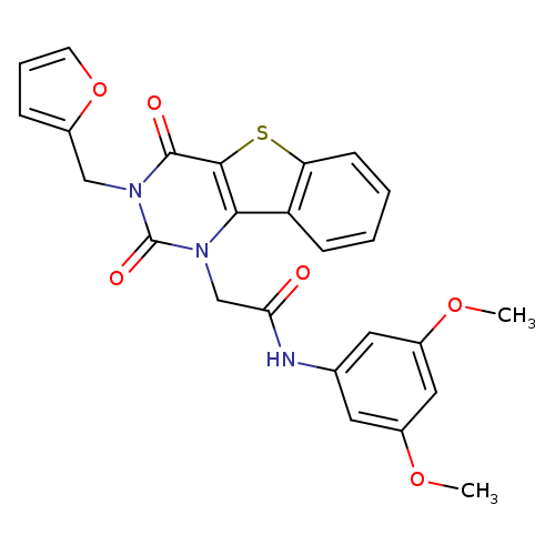 N-(3,5-dimethoxyphenyl)-2-{5-[(furan-2-yl)methyl]-4,6-dioxo-8-thia-3,5-diazatricyclo[7.4.0.0^{2,7}]trideca-1(9),2(7),10,12-tetraen-3-yl}acetamide