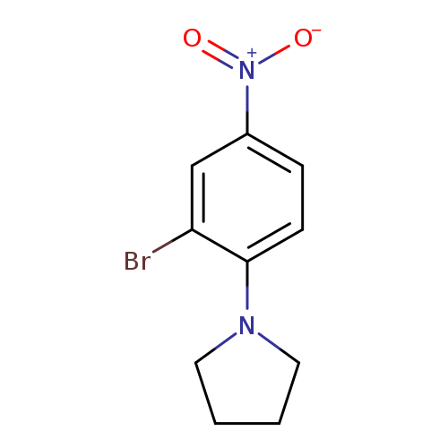 1-(2-Bromo-4-nitrophenyl)pyrrolidine