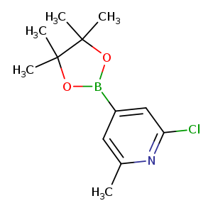 2-Chloro-6-methyl-4-(4,4,5,5-tetramethyl-1,3,2-dioxaborolan-2-yl)pyridine
