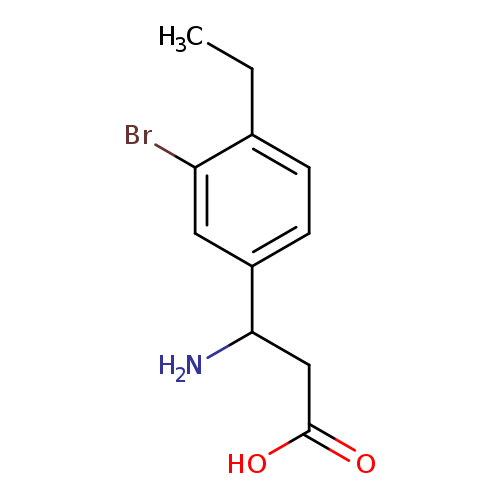 3-Amino-2-(3-bromo-4-ethylphenyl)propanoic acid