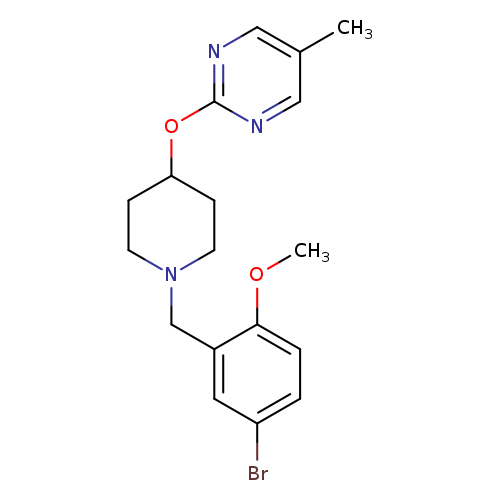 2-({1-[(5-bromo-2-methoxyphenyl)methyl]piperidin-4-yl}oxy)-5-methylpyrimidine