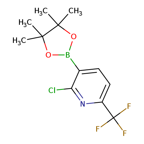 2-CHLORO-3-(4,4,5,5-TETRAMETHYL-1,3,2-DIOXABOROLAN-2-YL)-6-(TRIFLUOROMETH+