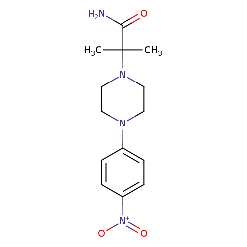 2-methyl-2-[4-(4-nitrophenyl)piperazin-1-yl]propanamide