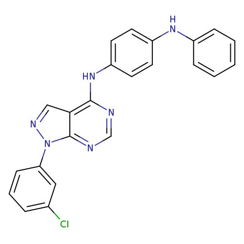 N1-[1-(3-chlorophenyl)-1H-pyrazolo[3,4-d]pyrimidin-4-yl]-N4-phenylbenzene-1,4-diamine
