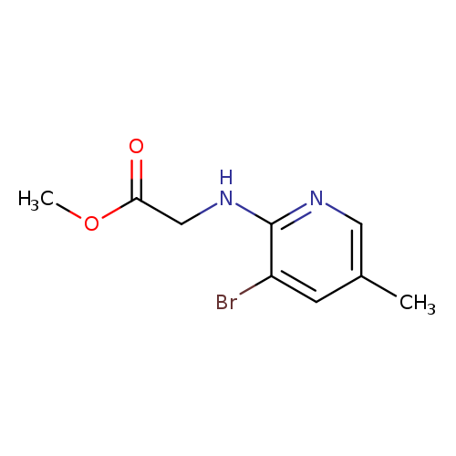 methyl 2-[(3-bromo-5-methylpyridin-2-yl)amino]acetate