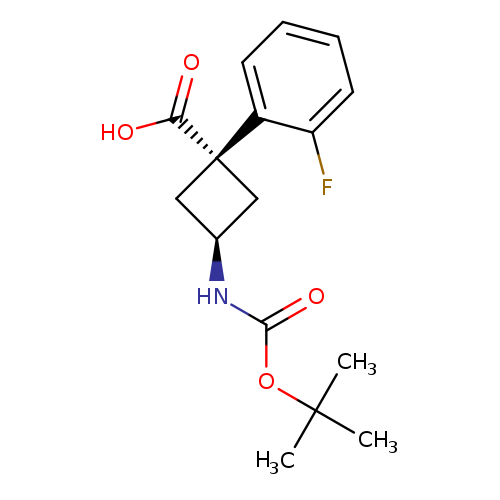 rac-(1r,3r)-3-{[(tert-butoxy)carbonyl]amino}-1-(2-fluorophenyl)cyclobutane-1-carboxylicacid
