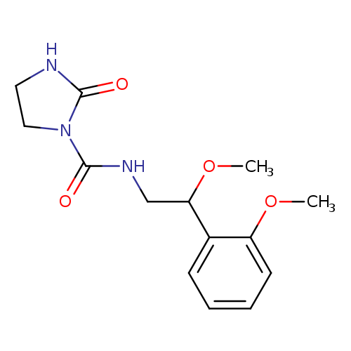 N-[2-methoxy-2-(2-methoxyphenyl)ethyl]-2-oxoimidazolidine-1-carboxamide