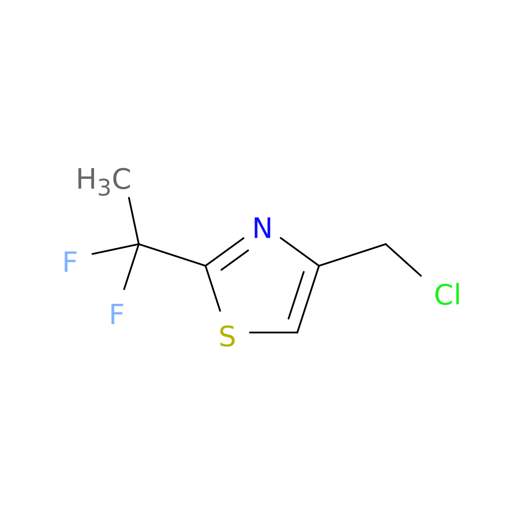 4-(chloromethyl)-2-(1,1-difluoroethyl)-1,3-thiazole