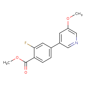 Methyl 2-fluoro-4-(5-methoxypyridin-3-yl)benzoate