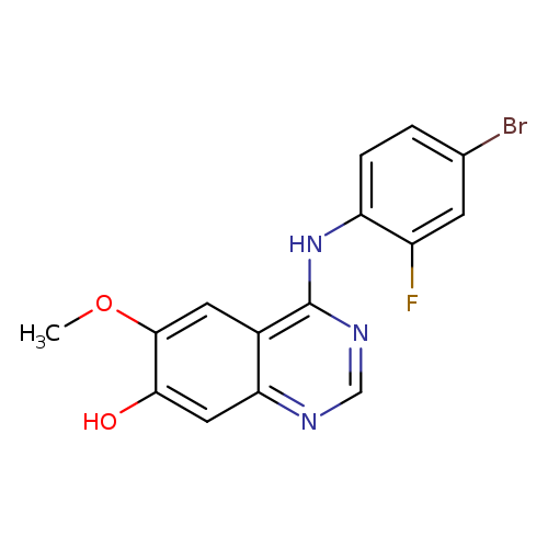 4-((4-Bromo-2-fluorophenyl)amino)-6-methoxyquinazolin-7-ol