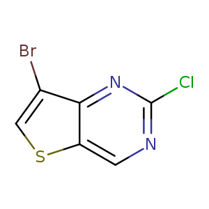 Thieno[3,2-d]pyrimidine, 7-bromo-2-chloro-