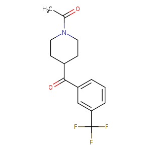 1-ACETYL-4-(3-TRIFLUOROMETHYLBENZOYL)-PIPERIDINE