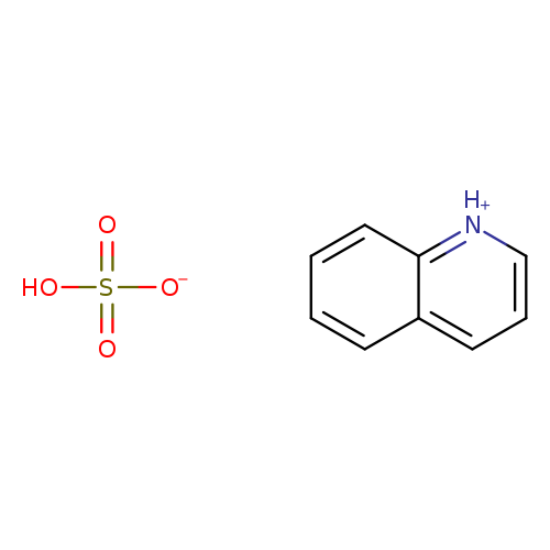 Quinolinium hydrogen sulphate
