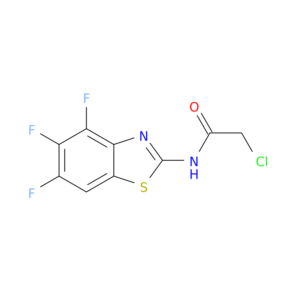 2-Chloro-N-(4,5,6-trifluorobenzo[d]thiazol-2-yl)acetamide