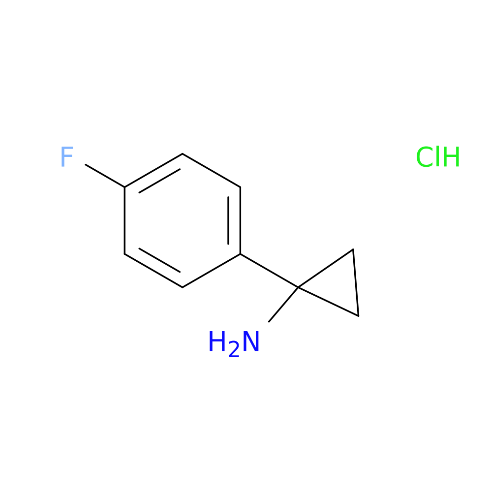 1-(4-Fluorophenyl)cyclopropan-1-amine hydrochloride