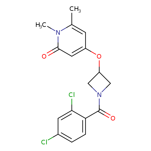 4-{[1-(2,4-dichlorobenzoyl)azetidin-3-yl]oxy}-1,6-dimethyl-1,2-dihydropyridin-2-one