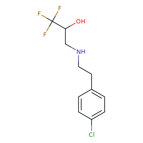 3-{[2-(4-chlorophenyl)ethyl]amino}-1,1,1-trifluoropropan-2-ol