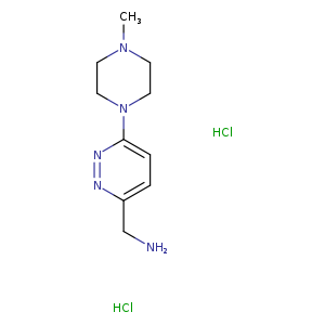 (6-(4-Methylpiperazin-1-yl)pyridazin-3-yl)methanamine dihydrochloride