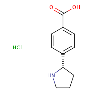 (S)-4-(pyrrolidin-2-yl)benzoic acid hydrochloride
