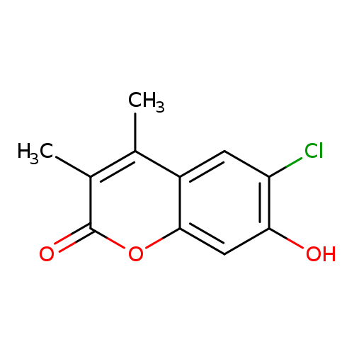 6-Chloro-7-hydroxy-3,4-dimethyl-2h-chromen-2-one