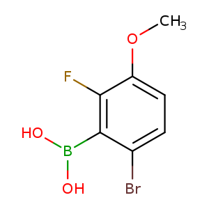 2-Fluoro-3-methoxy-6-bromophenylboronic acid